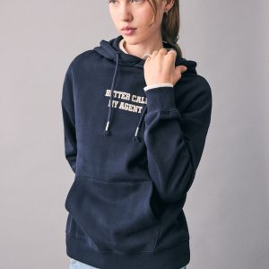 Sweatshirt with glitter print