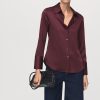 Satin finish flowy shirt