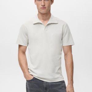 Cotton piqué polo shirt