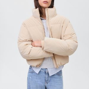 Soft quilted anorak