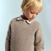 Knitted cotton sweater