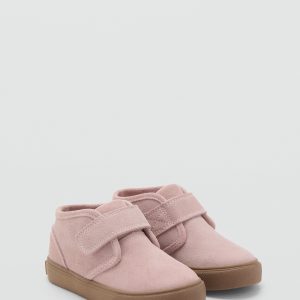 Velcro leather shoes