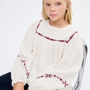 Bambula embroidered blouse