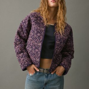 Floral print jacket
