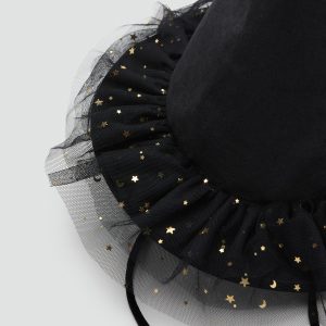 Witch hat with tulle stars