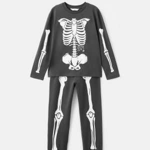 Glow in the dark skeleton pyjama