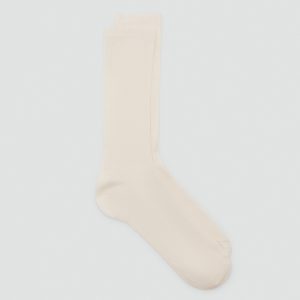 Ribbed cotton socks