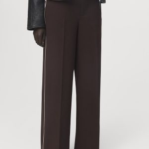 Side striped trousers