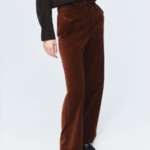 Velvet suit pants