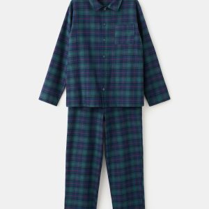 Set of long check pyjamas