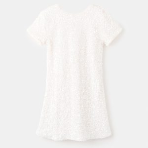 Short dress with sequins