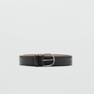 100% beaten leather belt