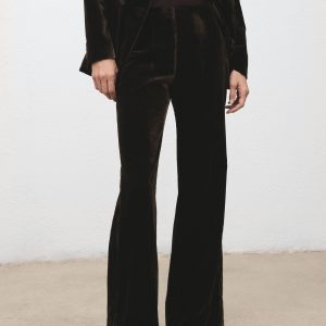 Velvet suit pants