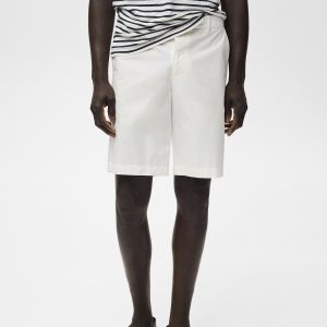 Cotton bermuda shorts with an interior elastic strip