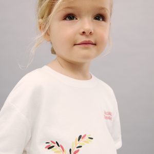 Printed cotton-blend T-shirt