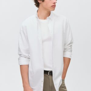 Essential cotton-blend shirt
