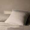 Cotton jacquard striped cushion cover 50x50 cm