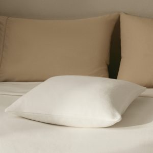 Cotton bed pillowcase with hem finish 50x50 cm