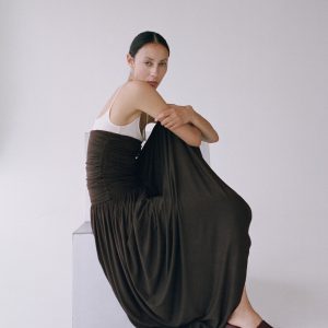 Block-heel sandals with strap