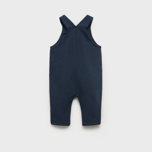 Long cotton dungarees