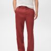 100% linen pants with elastic waistband