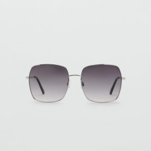 Square metallic frame sunglasses