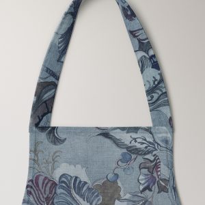 Printed cotton and linen apron