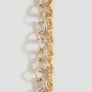 Combined chain bracelet