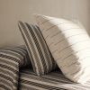 Cotton striped pillowcase 45x110 cm