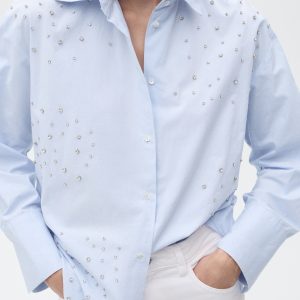 Cotton strass shirt