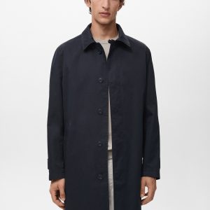 Classic water-repellent trench coat
