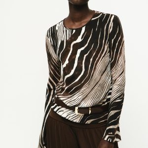 Zebra print blouse