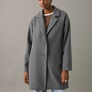 Cloth midi-coat