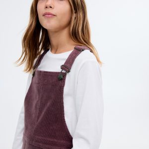 Corduroy pinafore dress