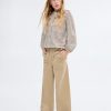 Cotton culotte pants