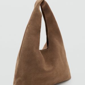 Suede leather mini-bag