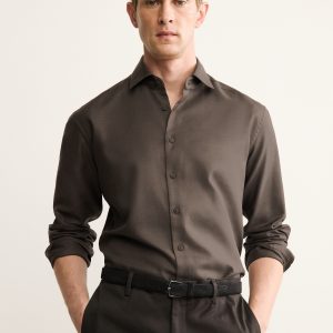 Classic-fit cotton shirt