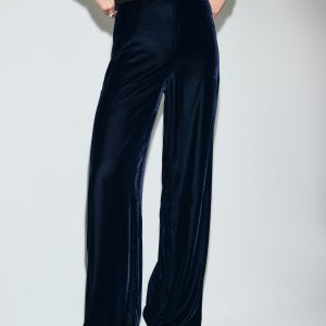 Velvet suit pants