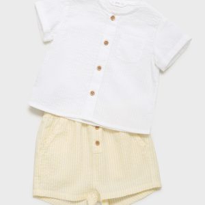 Textured cotton shirt