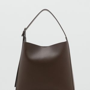 Bucket bag with buckle