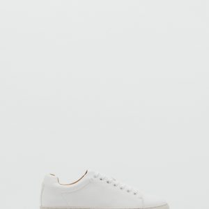 Lace-up panel sneakers