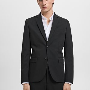 Super slim-fit suit jacket in stretch fabric
