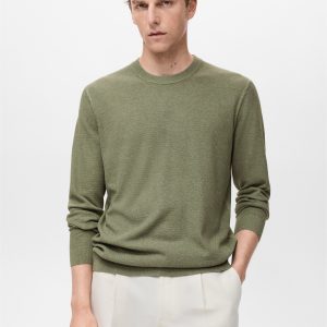 Fine-knit sweater