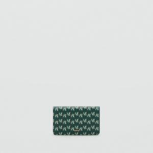 Small wallet with logo print