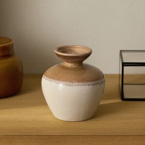 Small stoneware vase