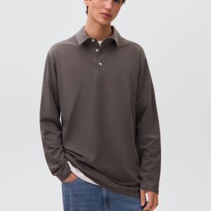 Cotton basic polo shirt