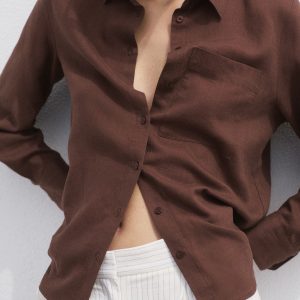 Lyocell shirt with pocket