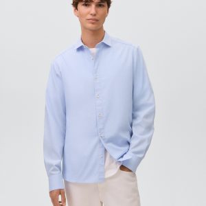 Essential cotton-blend shirt