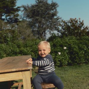 Knit striped sweater