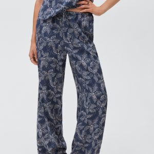 Flower print pants